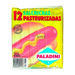 Salchichas x 12u PALADINI