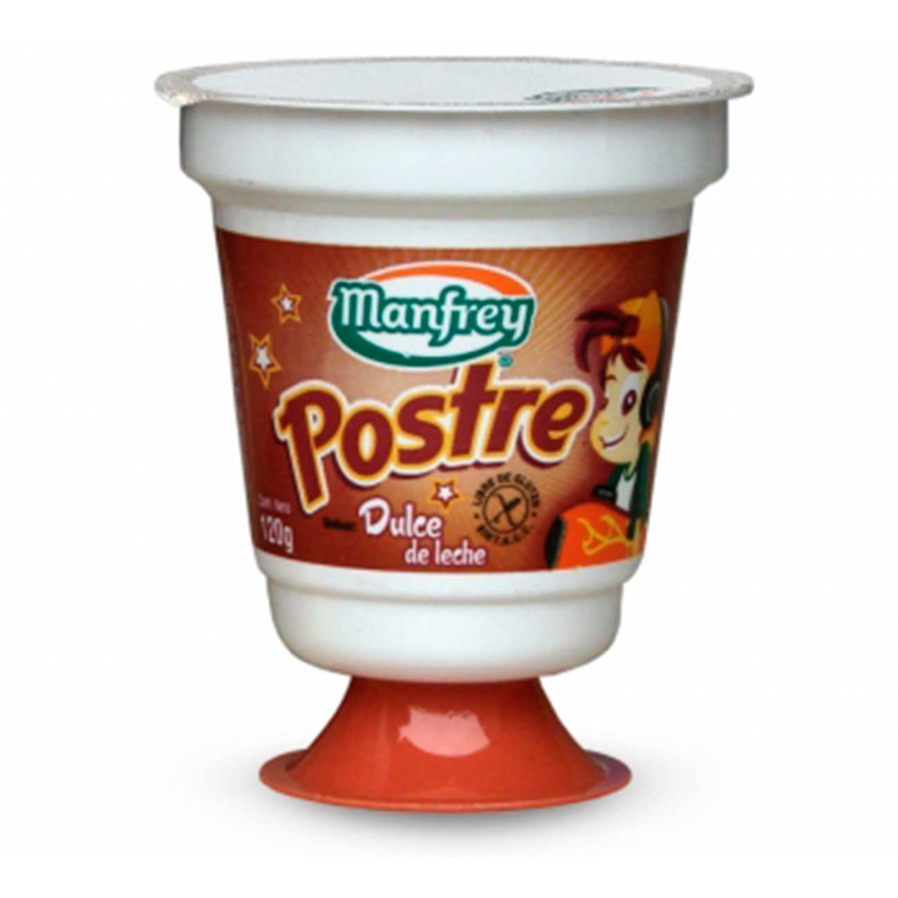 Postre sabor a Dulce de Leche. Libre de Gluten. Sin TACC MANFREY