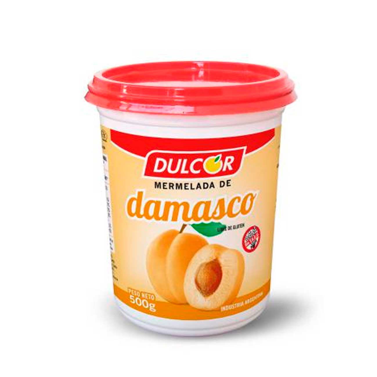 Mermelada de damasco 500g Dulcor.