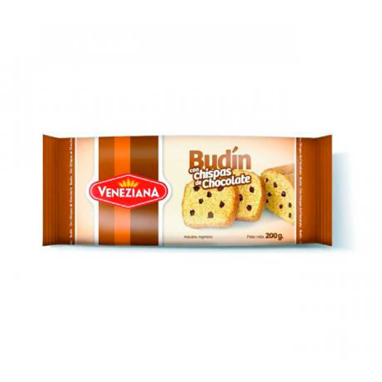 Budín con chips de chocolate 200g VENEZIANA