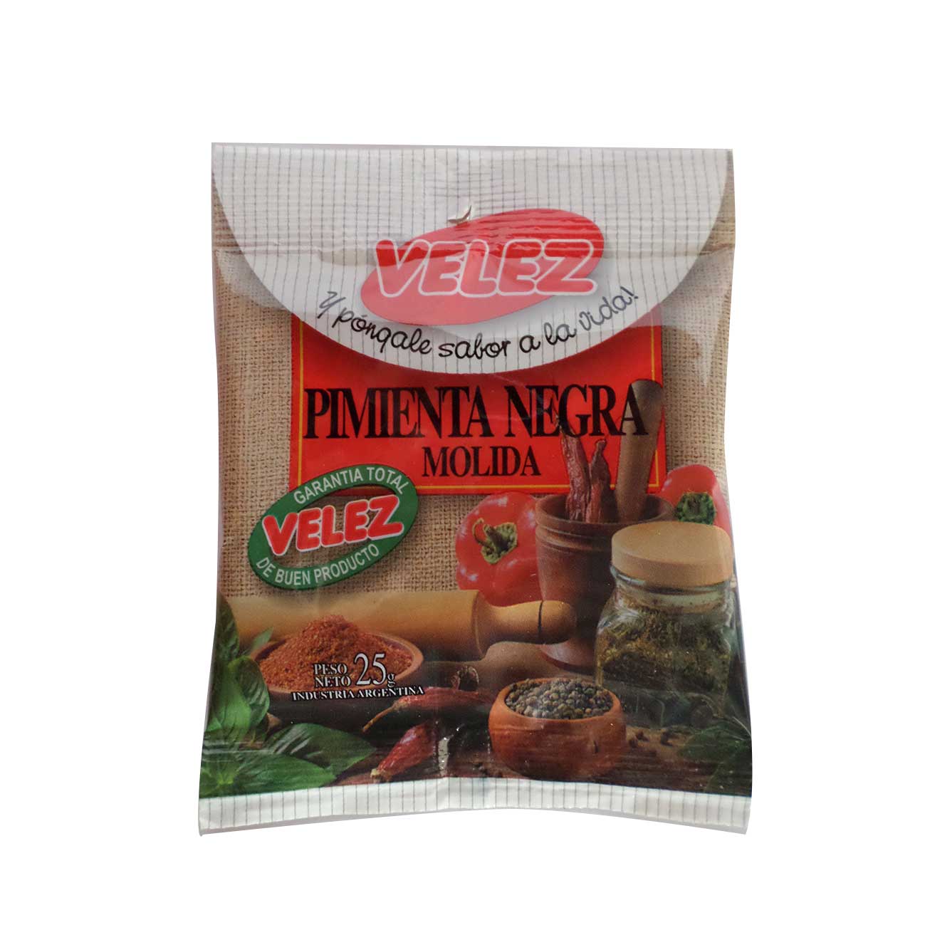 Pimienta negra molida 25g VELEZ