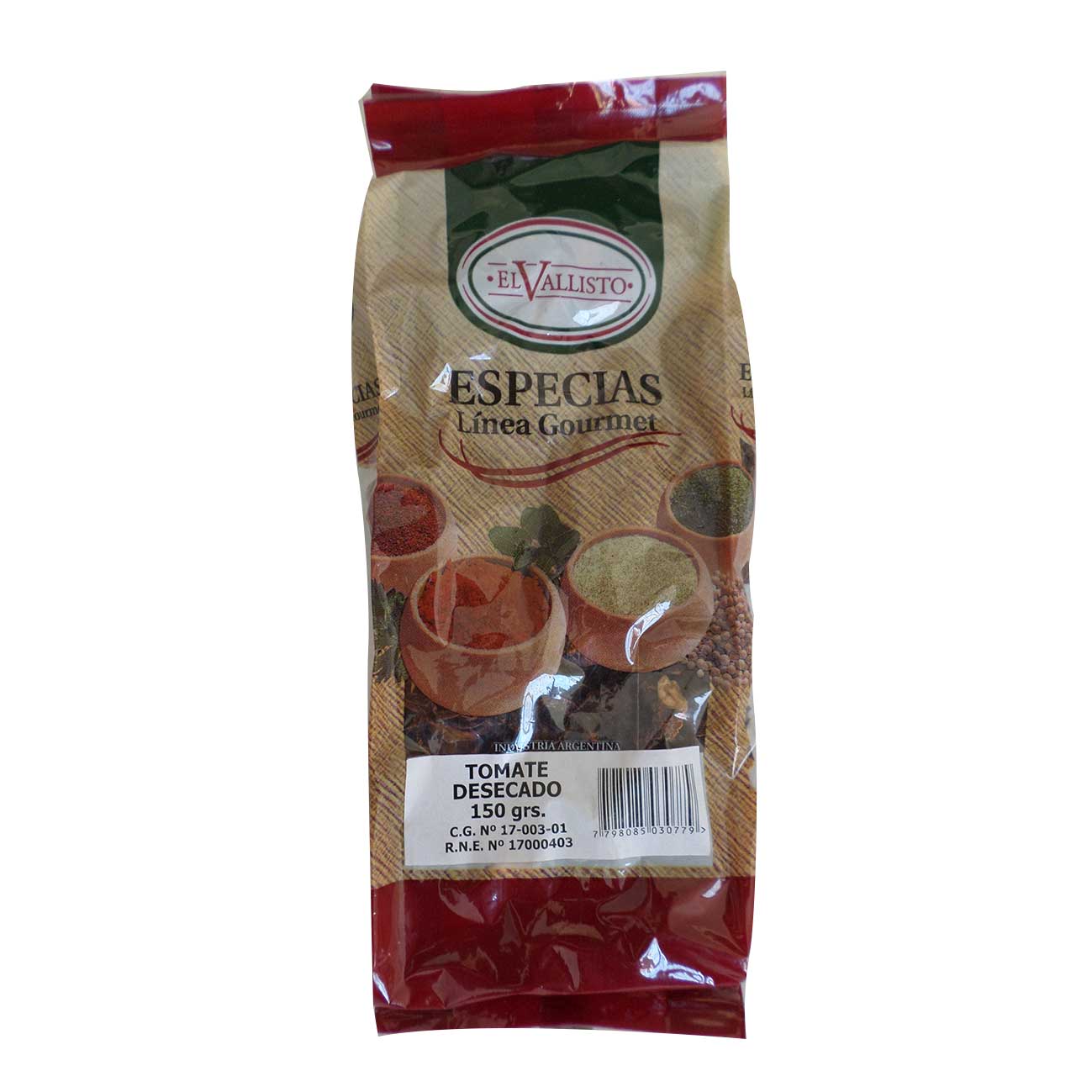 Tomate desecado 150g EL VALLISTO