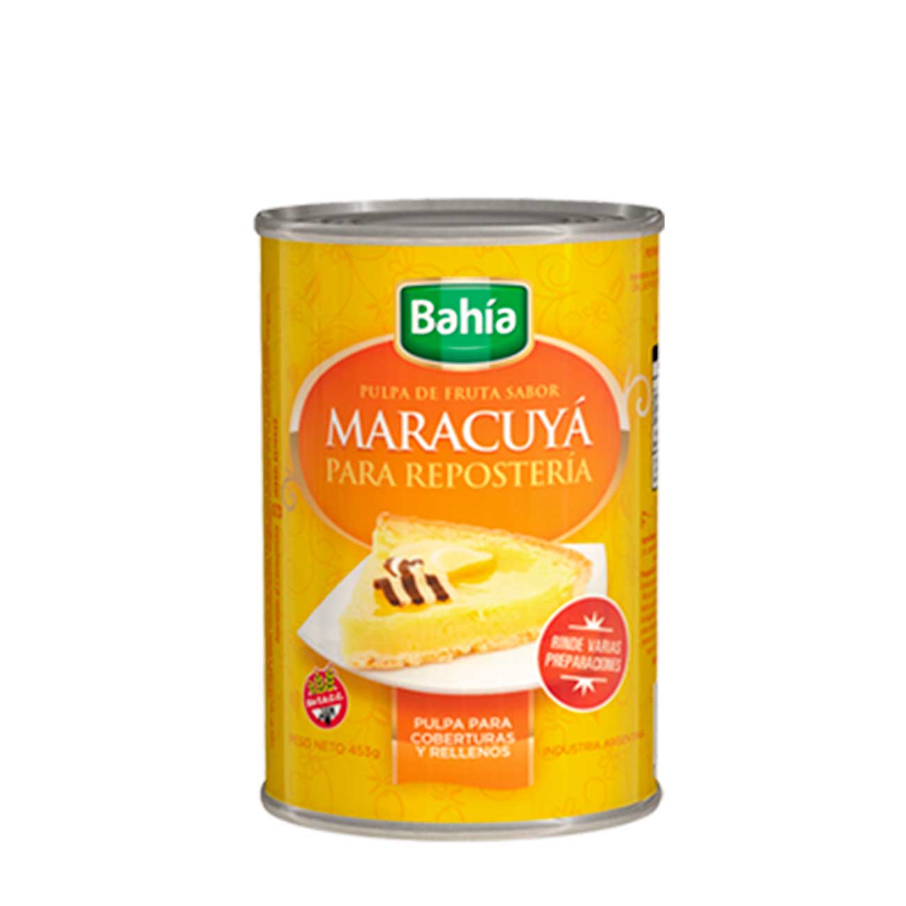 Pulpa de maracuyá para repostería 453g BAHÍA