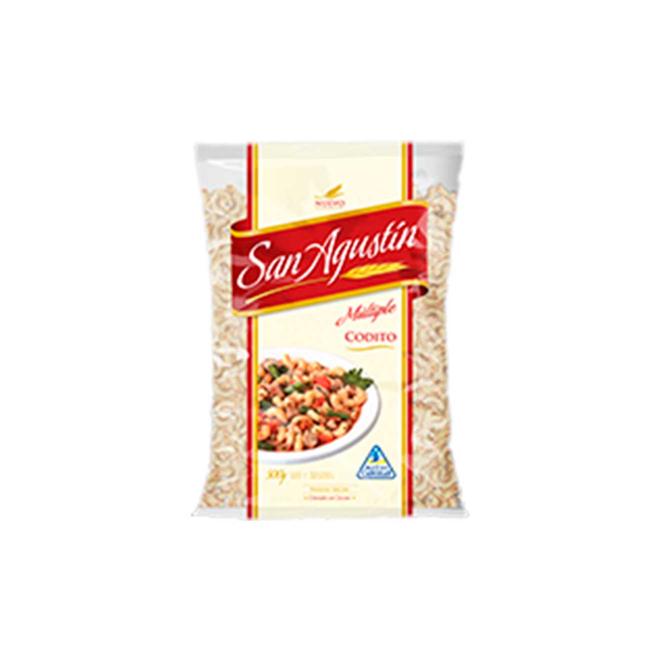 Fideos guiseros coditos 500g SAN AGUSTÍN