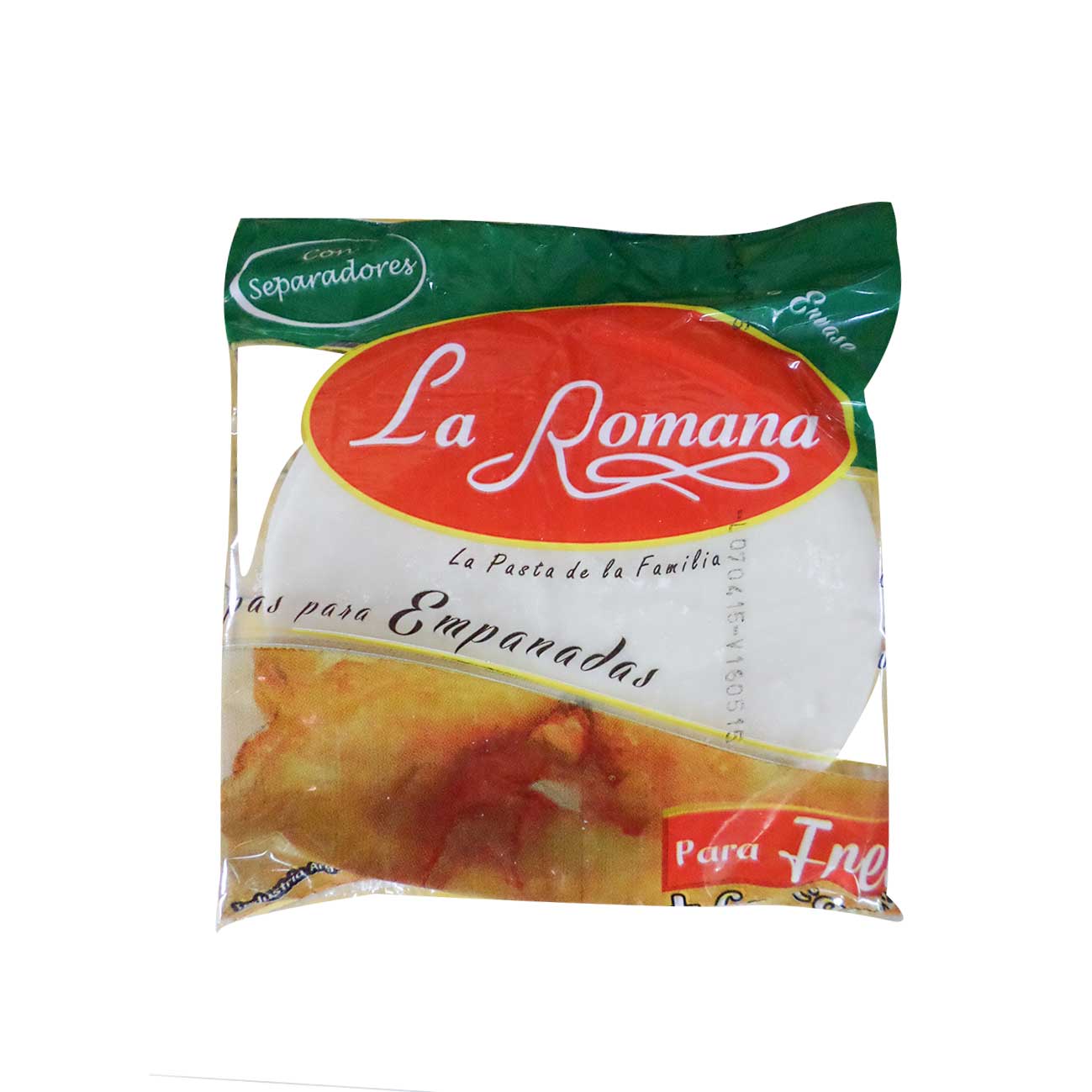 Tapa empanadas para freir 12u LA ROMANA