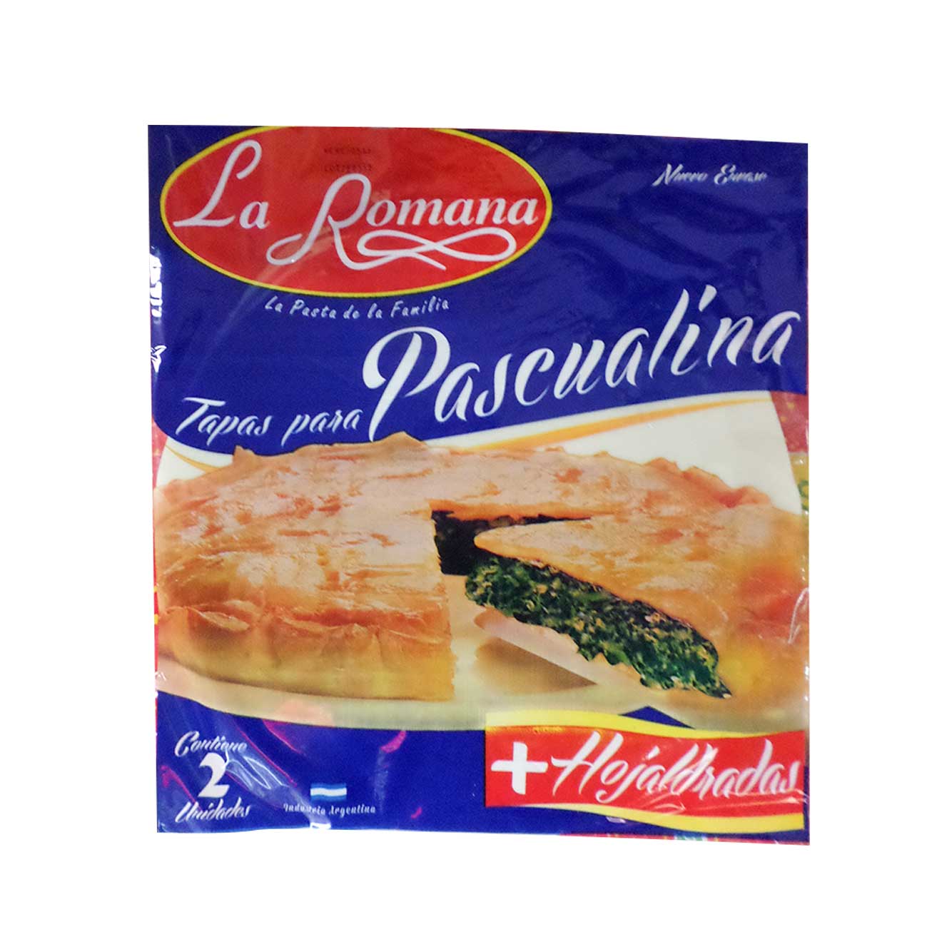 Tapa pascualina de hojaldre 2u LA ROMANA