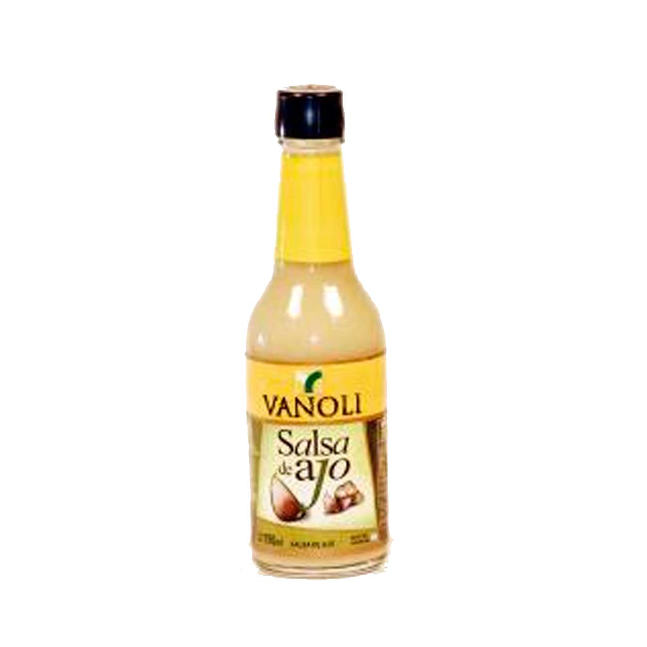 Salsa de ajo botella 190ml VANOLI