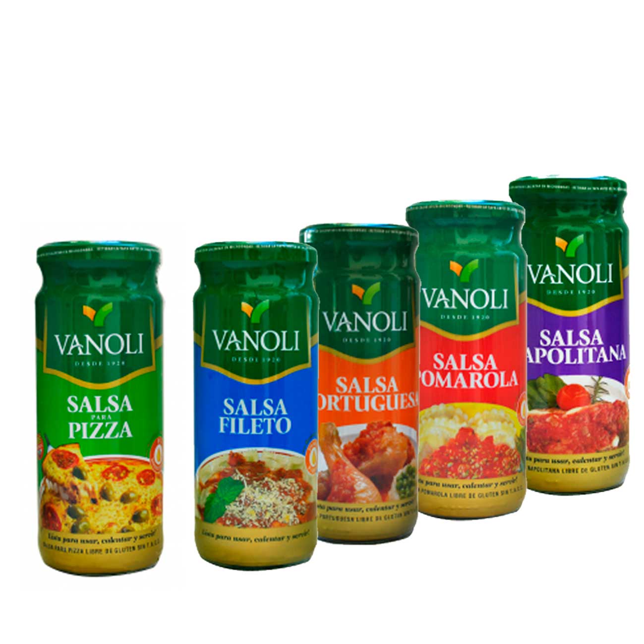 Salsas frasco 360g VANOLI