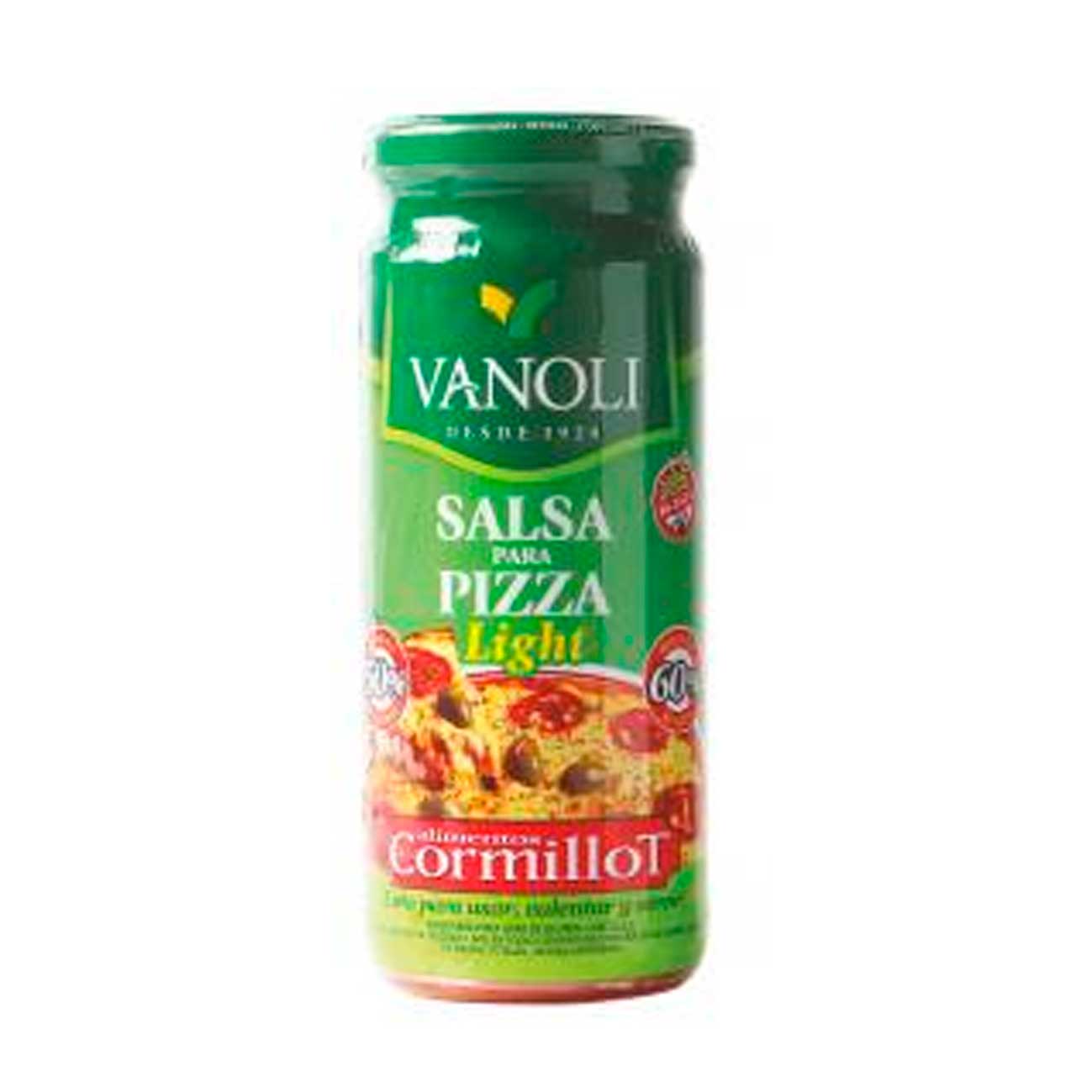 Salsa para pizza light Cormillot 360g VANOLI