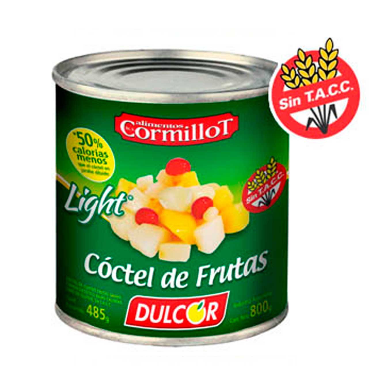 Cóctel de 4 frutas light 820g Cormillot 