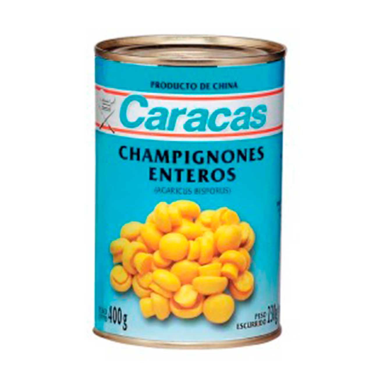 Champignones enteros 400g CARACAS