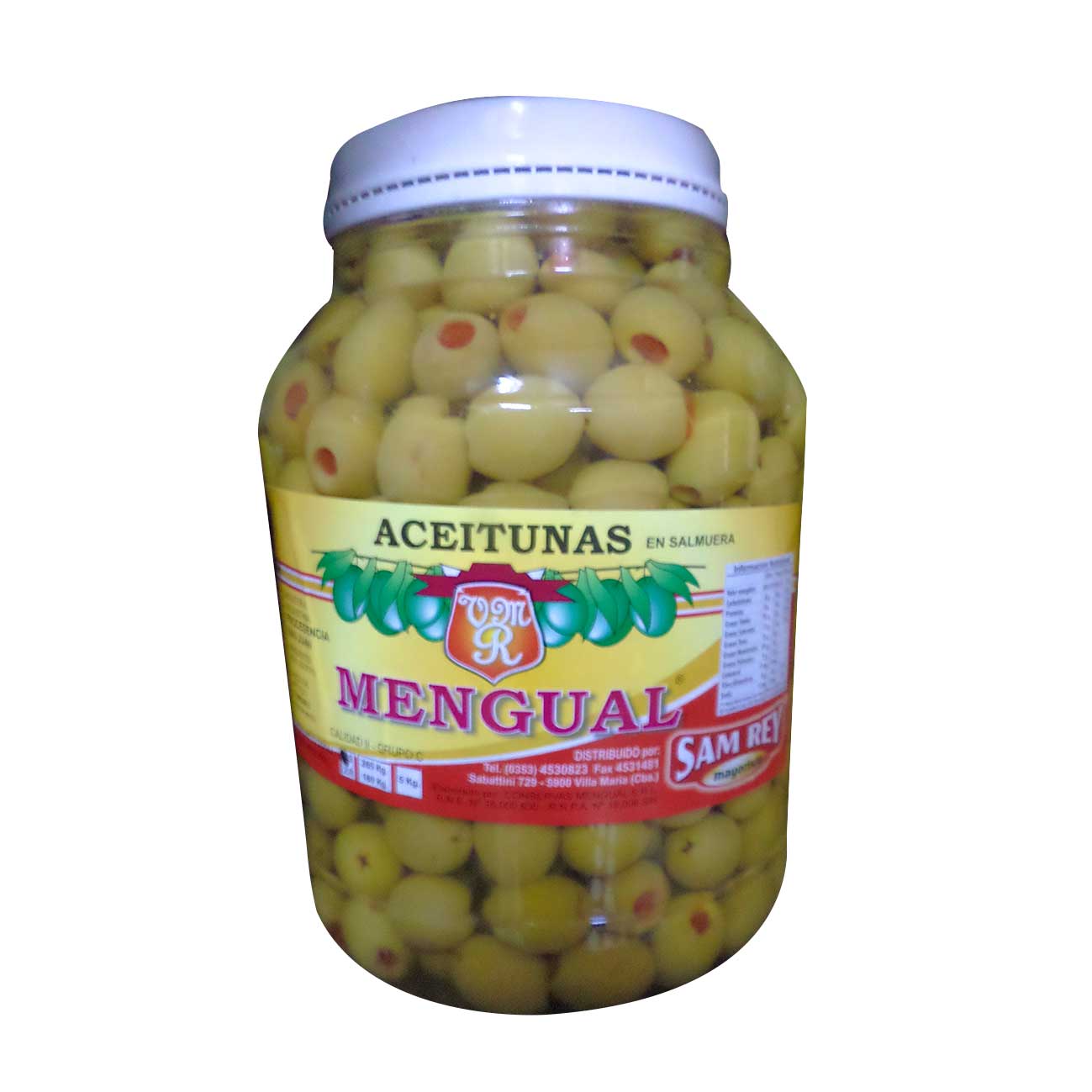 Aceitunas verdes rellenas pote 2k MENGUAL