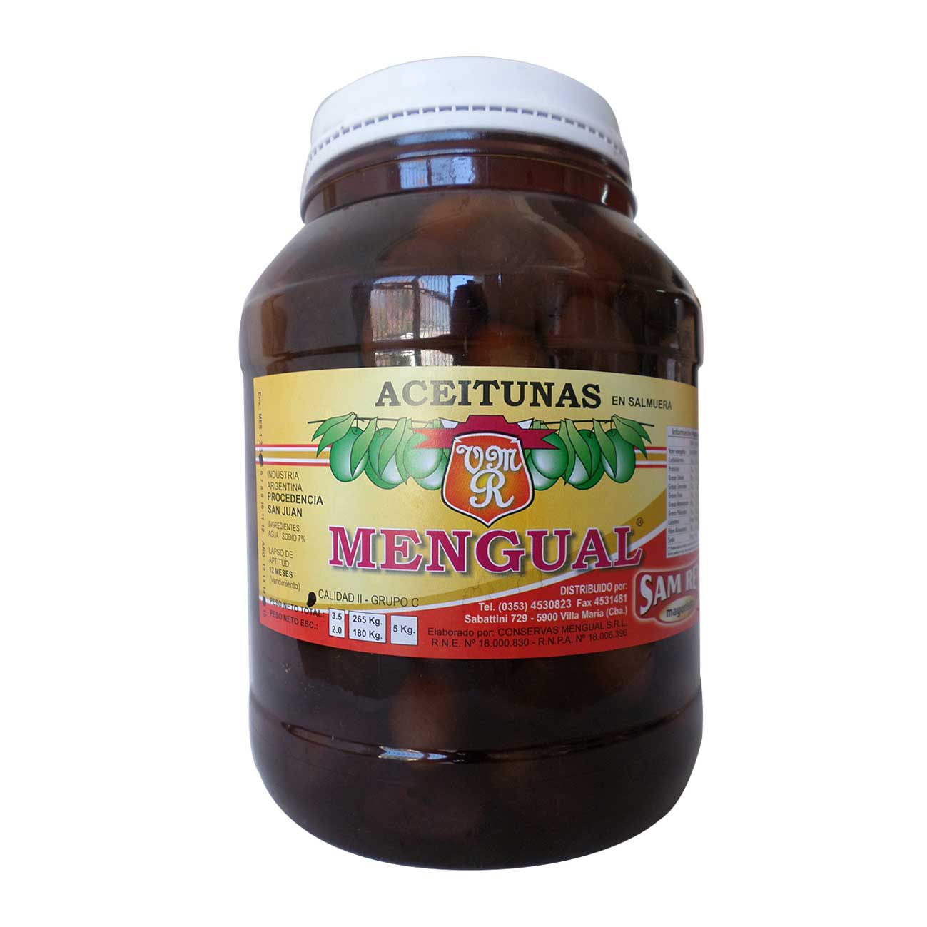 Aceitunas negras Nº00 2k MENGUAL 