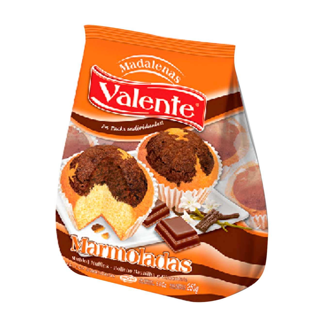 Madalenas marmoladas 250g VALENTE