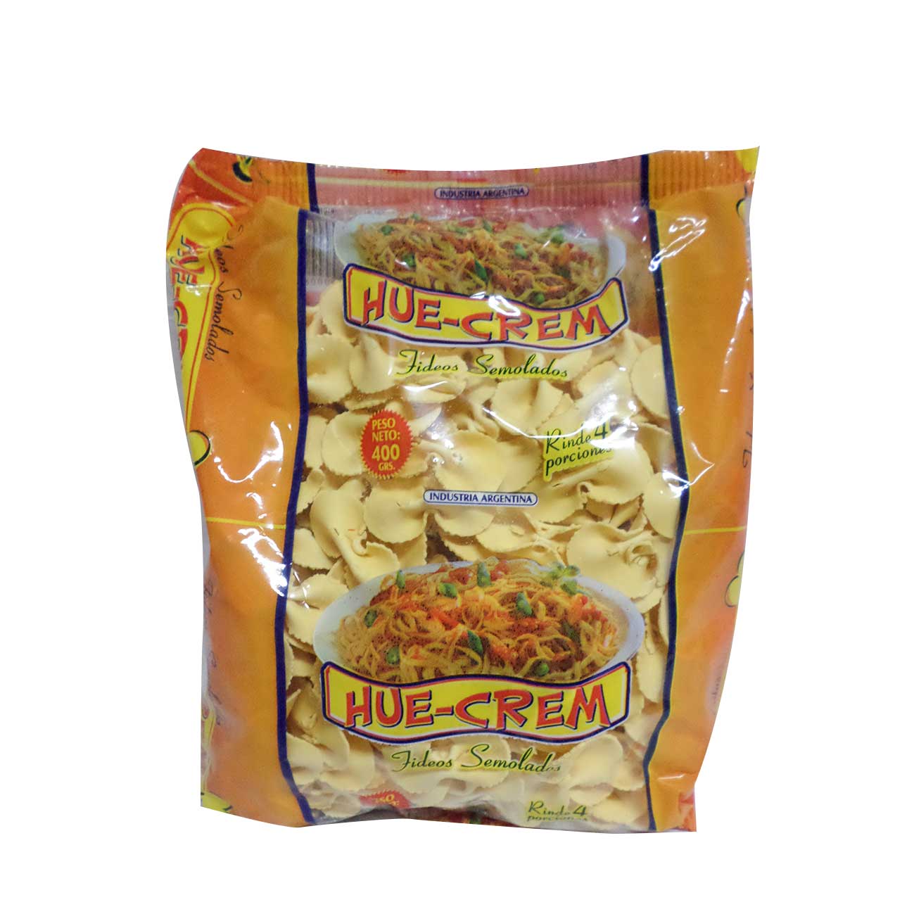 Fideos moño 500g HUE-CREM