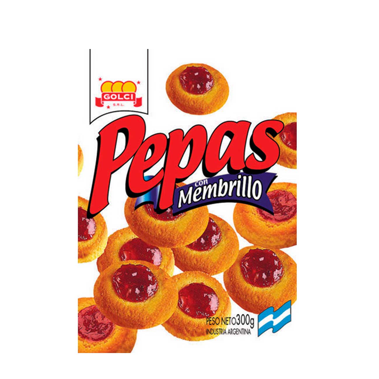 Pepas con membrillo 300g GOLCI 