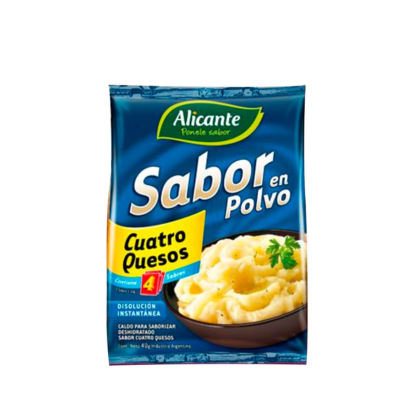 Caldo para saborizar de 4 quesos ALICANTE 