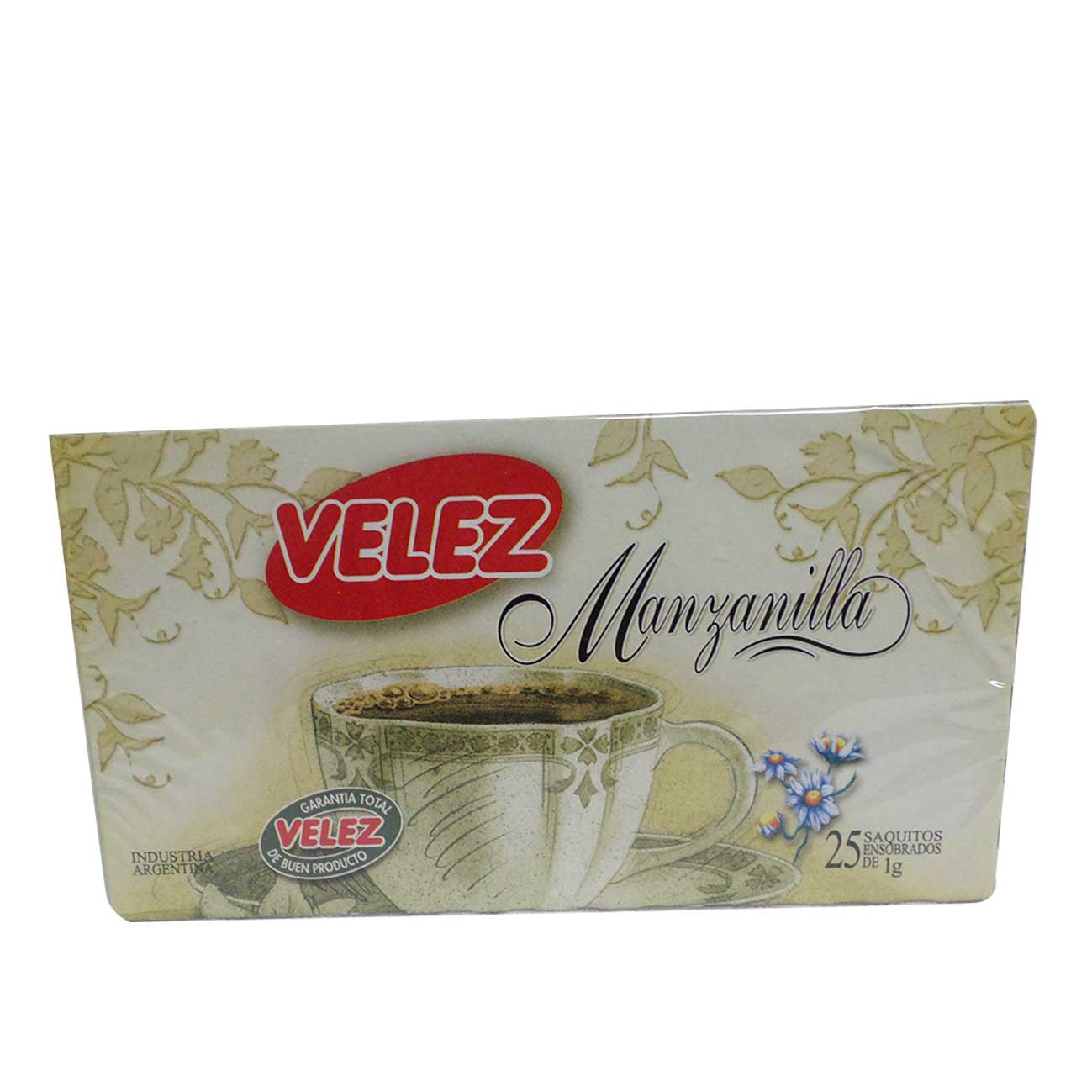 Té manzanilla saquitos 25u VELEZ