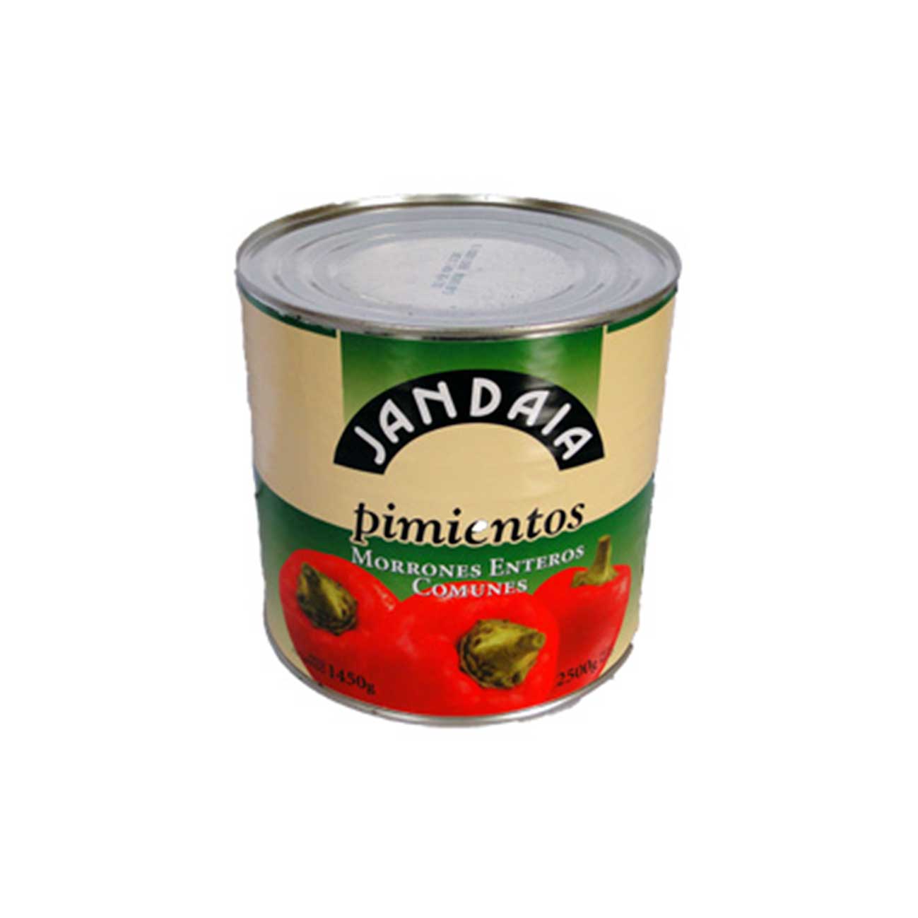 Pimientos morrones enteros 220g JANDAIA